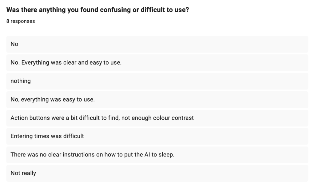User feedback response, 14:16:47